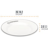 Petromax px-plate-26-w, Plato blanco