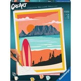 Ravensburger CreArt - Atardecer en la playa, Pintura 