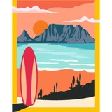 Ravensburger CreArt - Atardecer en la playa, Pintura 