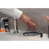 Rowenta Forever Sharp TN6000 Mojado y seco Negro, Plata, Cortapelo para barba negro/Plateado, Lavable, Batería, Autoafilables de la hoja, Negro, Plata