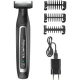 Rowenta TN6000 Batería 4 5 mm Mojado y seco Negro, Plata, Cortapelo para barba negro/Plateado, Lavable, Batería, Autoafilables de la hoja, Negro, Plata