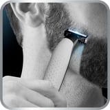 Rowenta TN6000 Batería 4 5 mm Mojado y seco Negro, Plata, Cortapelo para barba negro/Plateado, Lavable, Batería, Autoafilables de la hoja, Negro, Plata