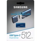 Samsung MUF-512DA unidad flash USB 512 GB USB Tipo C 3.2 Gen 1 (3.1 Gen 1) Azul, Lápiz USB azul, 512 GB, USB Tipo C, 3.2 Gen 1 (3.1 Gen 1), 400 MB/s, Tapa, Azul