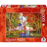 Schmidt Spiele Capilla en el encanto otoñal, Puzzle 