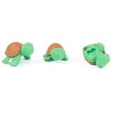 Spin Master Kinetic Sand, Project Planet Playa de las tortugas con 396 g de arena de juego, herramientas y moldes, materiales respetuosos con el medio ambiente, juguetes sensoriales para niños y niñas a partir de 3 años, Juego de arena 