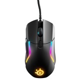 SteelSeries RIVAL 5 ratón mano derecha USB tipo A Óptico, Ratones para gaming negro, mano derecha, Óptico, USB tipo A, 1 ms, Negro, Gris