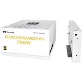 Thermaltake Dockpower FI 750W Nieve, Fuente de alimentación de PC blanco