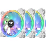 Thermaltake Ventilador de Radiador SWAFAN 14 RGB TT Premium Edition Blanco (Paquete de 3 ventiladores) blanco