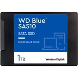 WD Blue SA510 2.5" 1000 GB Serial ATA III, Unidad de estado sólido 1000 GB, 2.5", 560 MB/s, 6 Gbit/s