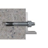 fischer Anclaje de perno FAZ II Plus 12/10 R en cubo, Pasador acero fino