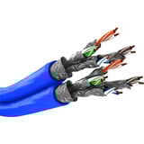 goobay Cable de red dúplex Cat.7a S/FTP (PiMF) Dca azul
