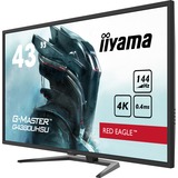 iiyama G-MASTER G4380UHSU-B1 pantalla para PC 108 cm (42.5") 3840 x 2160 Pixeles 4K Ultra HD LED Negro, Monitor de gaming negro, 108 cm (42.5"), 3840 x 2160 Pixeles, 4K Ultra HD, LED, 0,4 ms, Negro