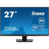 iiyama ProLite XU2793QSU-B7 pantalla para PC 68,6 cm (27") 2560 x 1440 Pixeles Quad HD LED Negro, Monitor LED negro (mate), 68,6 cm (27"), 2560 x 1440 Pixeles, Quad HD, LED, 1 ms, Negro