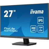 iiyama ProLite XU2793QSU-B7 pantalla para PC 68,6 cm (27") 2560 x 1440 Pixeles Quad HD LED Negro, Monitor LED negro (mate), 68,6 cm (27"), 2560 x 1440 Pixeles, Quad HD, LED, 1 ms, Negro