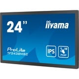 iiyama TF2438MSC-B1 pantalla de señalización Pizarra de caballete digital 60,5 cm (23.8") LED 600 cd / m² Full HD Negro Pantalla táctil, Monitor LED negro, Pizarra de caballete digital, 60,5 cm (23.8"), LED, 1920 x 1080 Pixeles