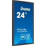 iiyama TF2438MSC-B1 pantalla de señalización Pizarra de caballete digital 60,5 cm (23.8") LED 600 cd / m² Full HD Negro Pantalla táctil, Monitor LED negro, Pizarra de caballete digital, 60,5 cm (23.8"), LED, 1920 x 1080 Pixeles