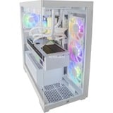 ALTERNATE ALT-ICUECS-INT-002, Gaming-PC blanco/Transparente