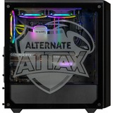 ALTERNATE aTTaX-Diamond-001, Gaming-PC negro/Transparente