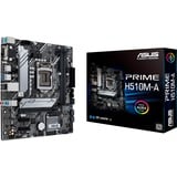 ASUS PRIME H510M-A Intel H510 LGA 1200 (Socket H5) micro ATX, Placa base Intel, LGA 1200 (Socket H5), Intel® Celeron®, Intel® Core™ i5, Intel® Core™ i7, Intel® Core™ i9, Intel® Pentium®, DDR4-SDRAM, 64 GB, DIMM