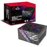 ASUS ROG-STRIX-1000P-GAMING-E, Fuente de alimentación de PC negro, 1000 W, 100 - 240 V, Activo, 130 W, 1000 W, 130 W