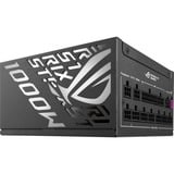 ASUS ROG-STRIX-1000P-GAMING-E, Fuente de alimentación de PC negro, 1000 W, 100 - 240 V, Activo, 130 W, 1000 W, 130 W