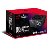 ASUS ROG-STRIX-1000P-GAMING-E, Fuente de alimentación de PC negro, 1000 W, 100 - 240 V, Activo, 130 W, 1000 W, 130 W