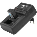 Ansmann Powerline 2, Cargador negro, Negro, Cargador de baterías para interior, 230 V, 50 Hz, 10 V, 0,075 A