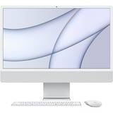 Apple iMac Apple M 61 cm (24") 4480 x 2520 Pixeles 8 GB 256 GB SSD PC todo en uno macOS Big Sur Wi-Fi 6 (802.11ax) Plata, Sistema MAC plateado, 61 cm (24"), 4.5K Ultra HD, Apple M, 8 GB, 256 GB, macOS Big Sur