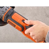 BLACK+DECKER Amoladora angular inalámbrica BCG720M1, 18Volt negro/Naranja