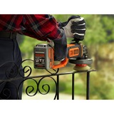 BLACK+DECKER Amoladora angular inalámbrica BCG720M1, 18Volt negro/Naranja