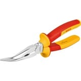 Bosch Alicates de punta fina VDE Professional, curvados 40°, 200mm, Pinzas rojo/Amarillo