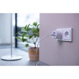 Brennenstuhl Enchufe temporizador Brenn Countdown, Toma de corriente con interruptor blanco