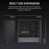 Corsair CC-9011312-WW, Cajas de torre negro