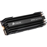 Corsair MP600 M.2 1000 GB PCI Express 4.0 3D TLC NAND NVMe, Unidad de estado sólido negro, 1000 GB, M.2