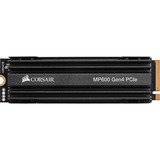 Corsair MP600 M.2 1000 GB PCI Express 4.0 3D TLC NAND NVMe, Unidad de estado sólido negro, 1000 GB, M.2