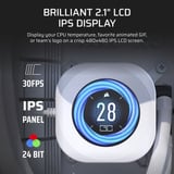 Corsair NAUTILUS 360 RS LCD Reacondicionado, Refrigeración por agua blanco