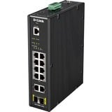 D-Link DIS-200G-12PS switch Gestionado L2 Gigabit Ethernet (10/100/1000) Energía sobre Ethernet (PoE) Negro, Interruptor/Conmutador Gestionado, L2, Gigabit Ethernet (10/100/1000), Energía sobre Ethernet (PoE), Montaje en rack, Montaje de pared