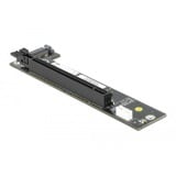 DeLOCK 64148 tarjeta y adaptador de interfaz Interno PCIe, Tarjeta de interfaz PCIe, Negro, Taiwán, 40 mm, 150 mm, 21 mm