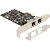 DeLOCK Tarjeta PCI Express x2 a 2 x RJ45 2,5 Gigabit, Adaptador de red 