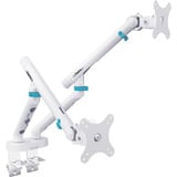 Digitus Soporte de monitor de diseño dual, 2x 35", 2x 10 kg blanco