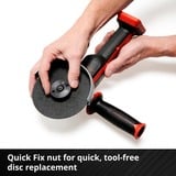EINHELL AXXIO 18/125 Q, Amoladora angular rojo/Negro