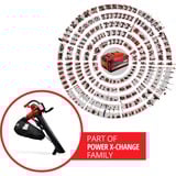 EINHELL GE-CL 36/230 Li E -Solo, Aspirador/soplador rojo/Negro, 5,75 kg, 502 mm, 292 mm, 380 mm
