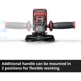 EINHELL Professional Akku-Winkelschleifer AXXIO 18/125 Q, 18Volt, Amoladora angular rojo/Negro