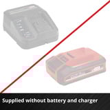 EINHELL Taladro atornillador percutor a batería Professional TP-CD 18/60 Li-i BL - Solo, 18Volt, Martillo atornillador rojo/Negro