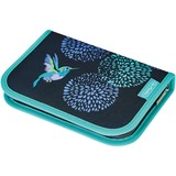 Herlitz SoftLight Plus Bloomy Birds, Cartera de escuela azul oscuro/Turquesa