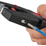 KNIPEX 12 72 190 SB, Alicates pelacables negro/Rojo