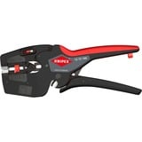 KNIPEX NexStrip herramienta múltiple para electricista, Alicates pelacables negro/Rojo