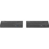 Lindy Extensor KVM HDBaseT Cat.6 150m, Alargador de HDMI negro