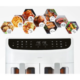 Medion Freidora de aire doble Life P20 MD11760 XXL, Freidora de aire caliente blanco