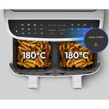 Medion Freidora de aire doble Life P20 MD11760 XXL, Freidora de aire caliente blanco